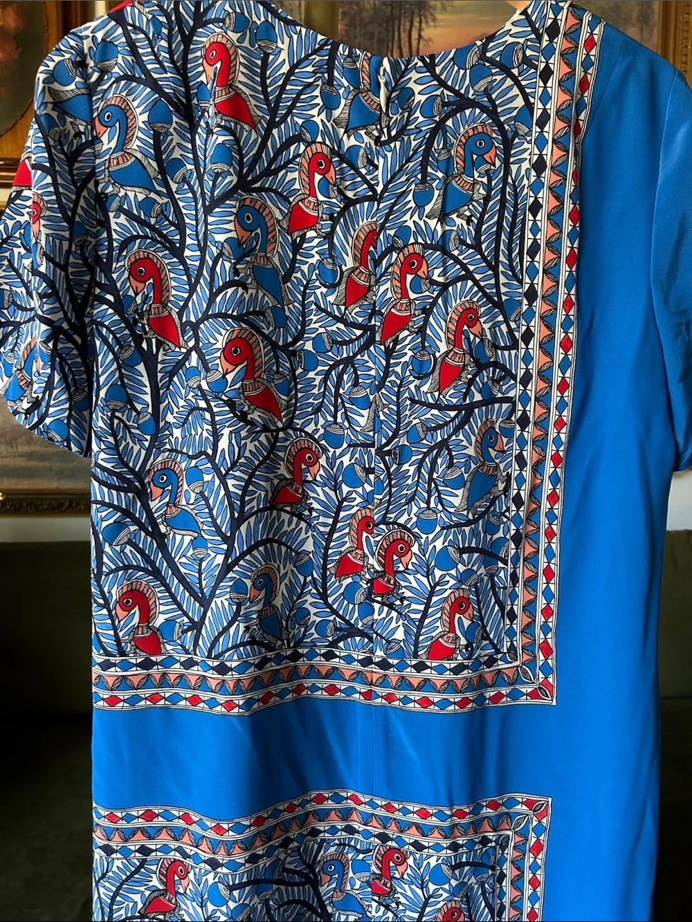 Tory Burch Mallory Printed Silk Women’s Dress “Something Wild”